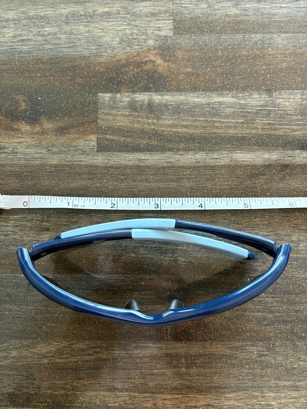 Bundled Oakley RPM Sporty Blue Wrap Sunglasses with Gray Lenses